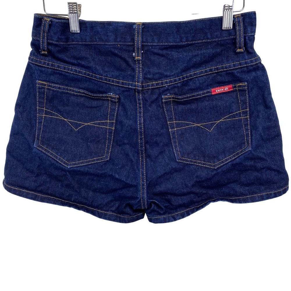 Zana Di Dark Wash Denim‎ Jean Shorts 90s Y2K High Waist Vintage Style Women's 11